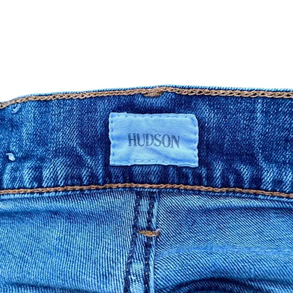 Hudson Byron Straight Jeans Mens 30 Blue Medium Wash Premium Denim